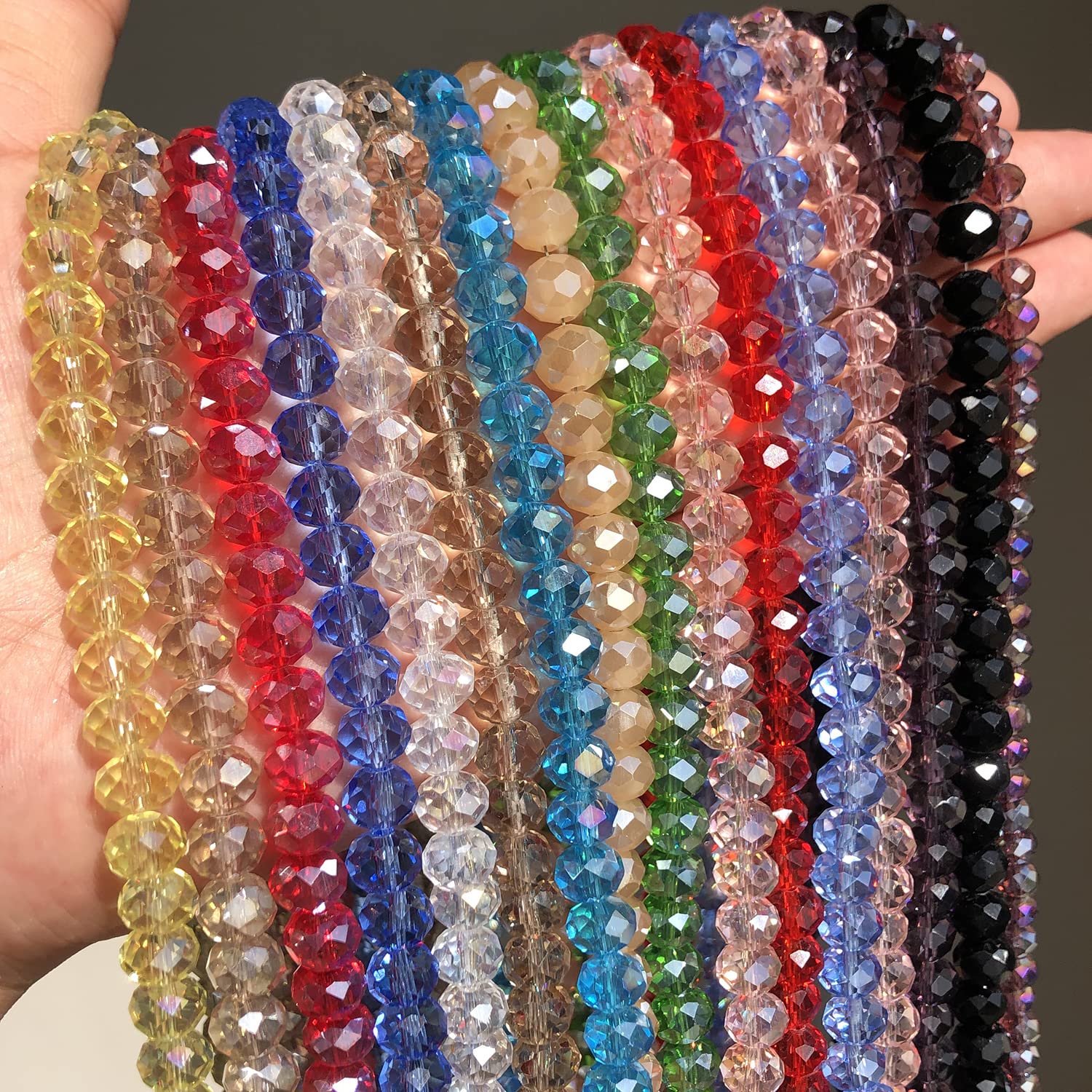 600 PIÈCES PERLES De Verre Pour La Fabrication De Perles De Cristal 9512 EUR 8,99 - FR