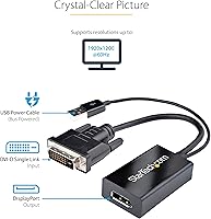 Vista 4 de StarTech Utilice este convertidor Dvi a Displayport para conectar su computadora Dvi a un Dp Monit