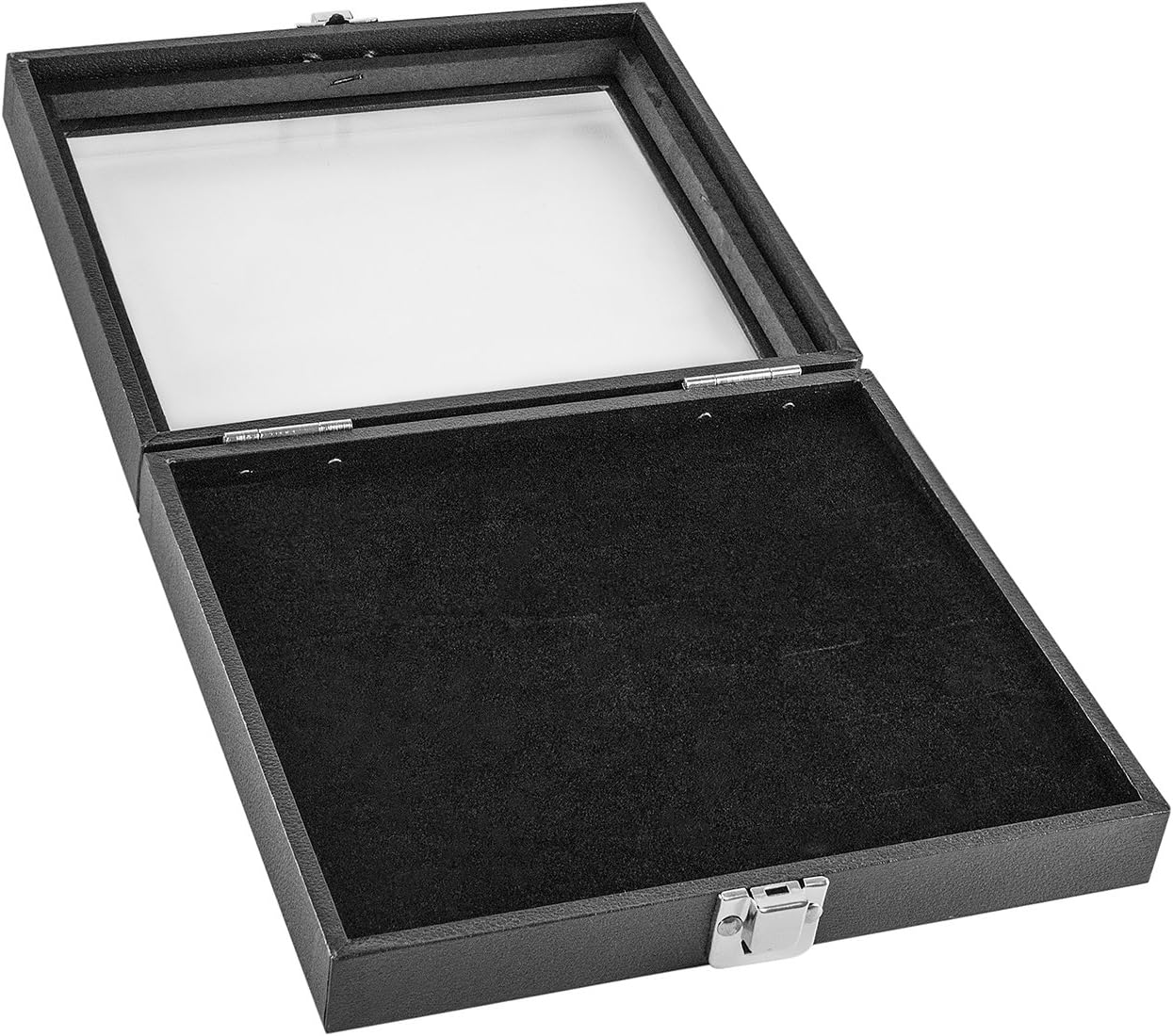 Super Z Outlet Black Wooden 36 Slot Ring Storage Box Display Case for Home Storage, Jewelry Organizing