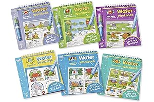 Bob Books Pre-Reading Skills Water Workbook Set: Learning to Draw With Water Reveal Pads