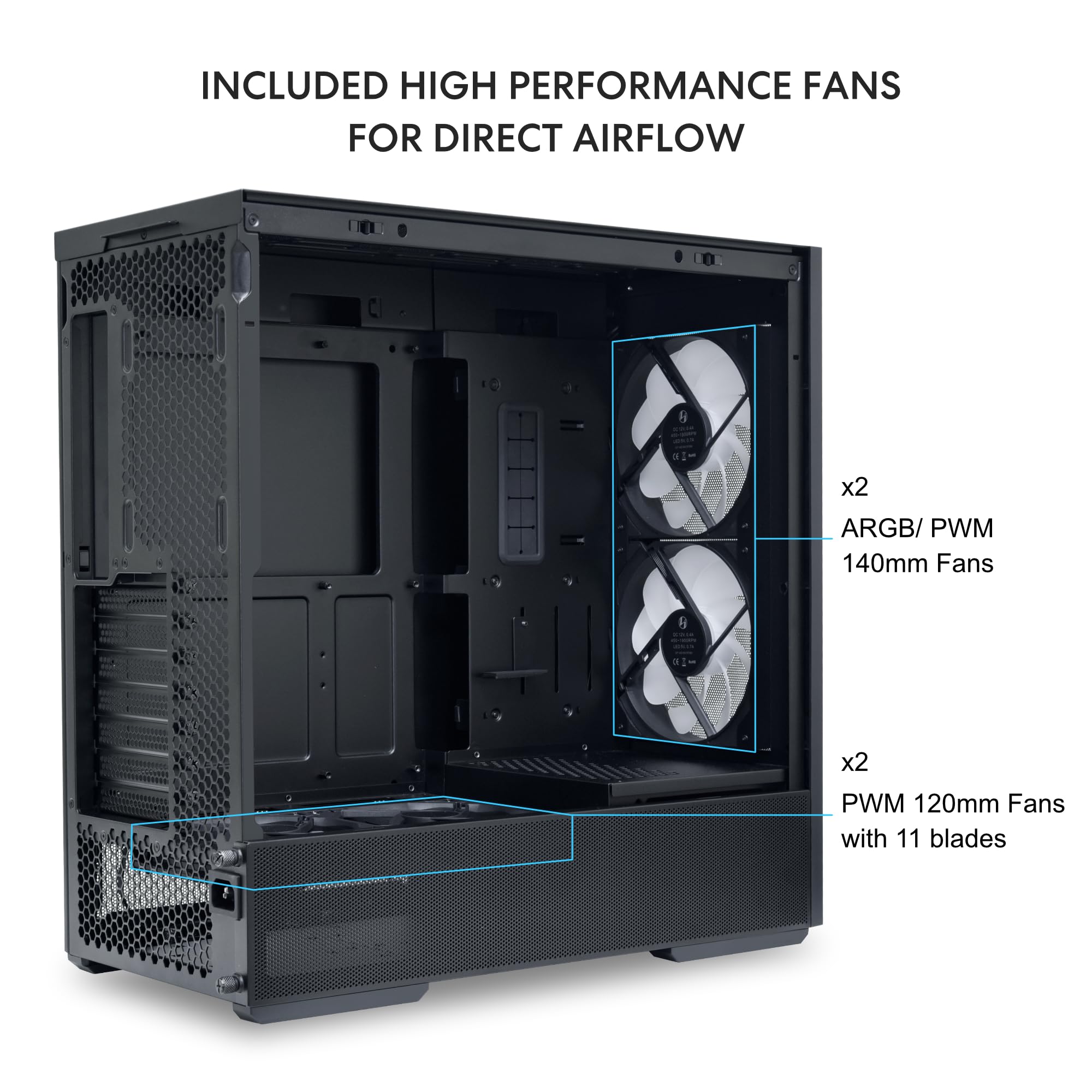 Amazon | LIAN LI LANCOOL 207 コンパクト ATX RGB ゲーミング