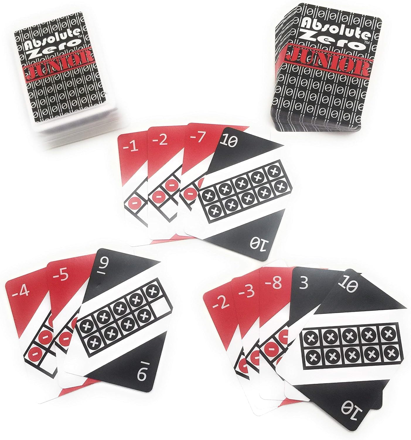 Amazon.com: Absolute Zero Junior Math Card Game - Family Fun! : Toys ...