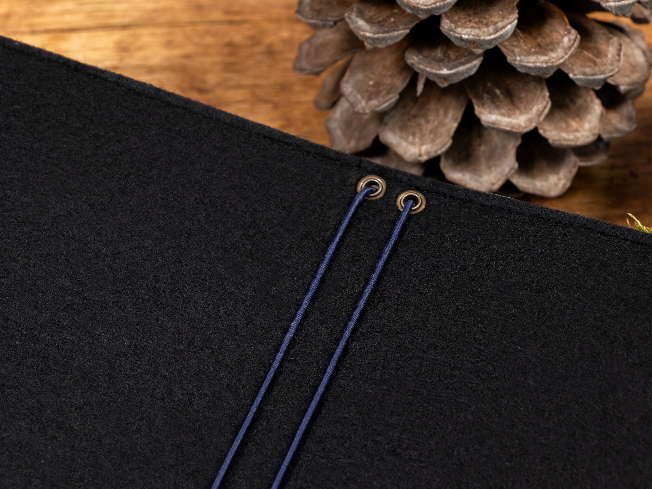 Travelers Notebook, indigo, – verschiedene Größen, nachfüllbar – Handmade Journal aus Kunstleder, Platz für 2 Hefte, optional mit Notizheften, dots oder blanko, undatiert