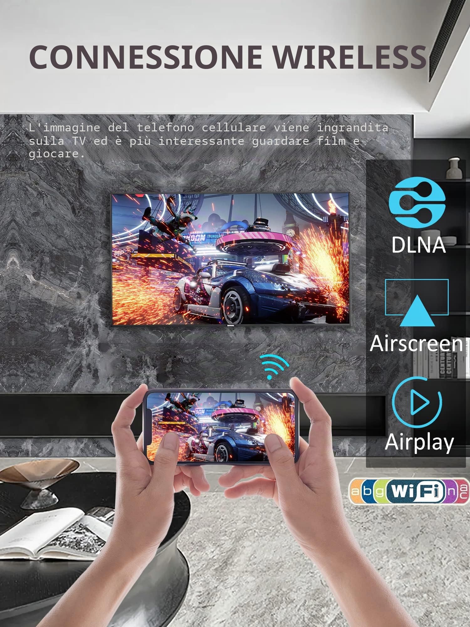 GREVA Android TV Box 11.0, 8K TV Box RK3566 CPU 4GB RAM 32GB ROM Supporto 100/1000M LAN Enternet 2.4G/5.8G WiFi BT 5.0 USB 2.0/3.0 Smart TV Box