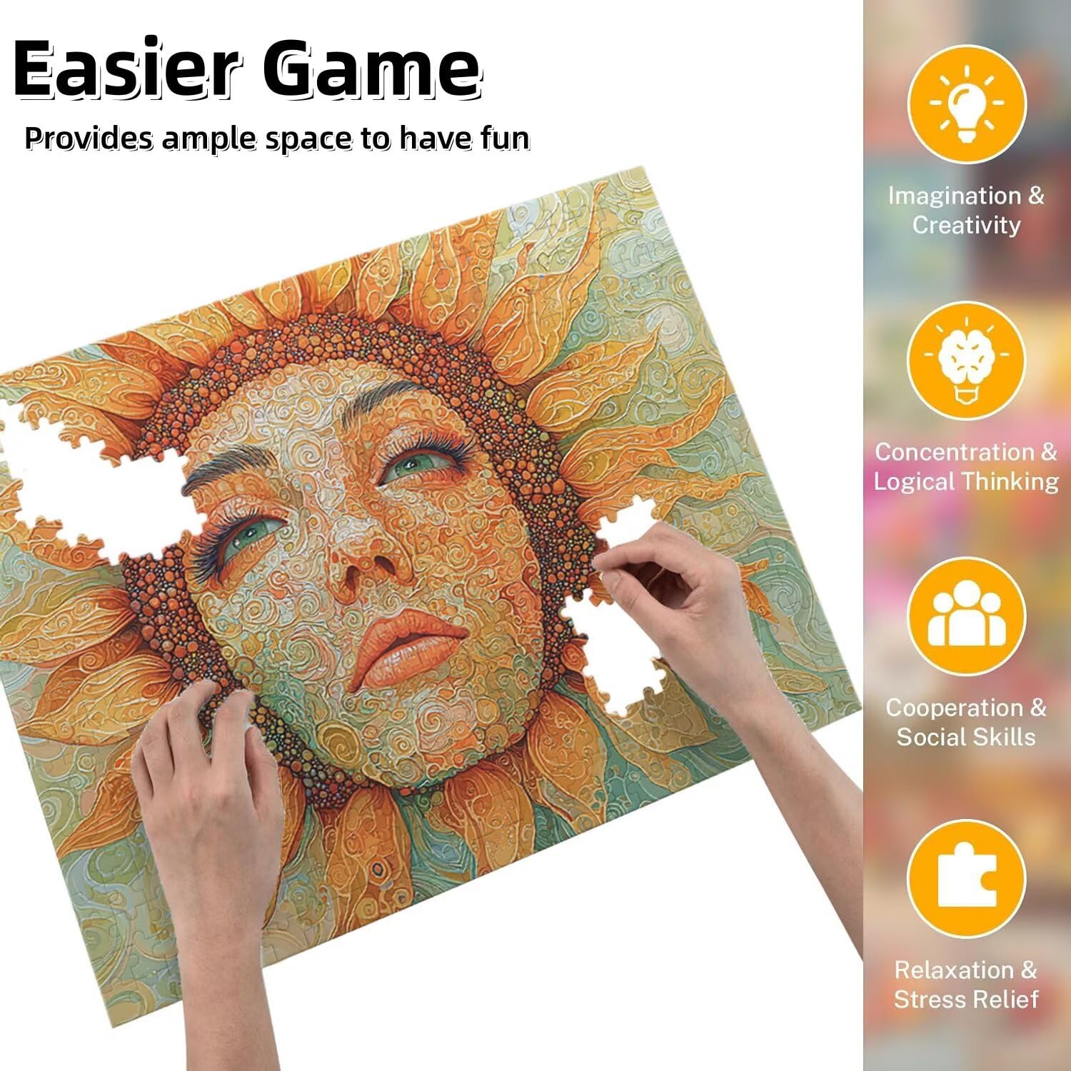 Układanka Jigsaw, 4000 sztuk klasycznych układanek, łamigłówek puzzle relaksacyjne inteligencja, trudne trudne puzzle dla dorosłych Wymagające puzzle gra rodzinna, prezent dla przyjaciela miłości fr0