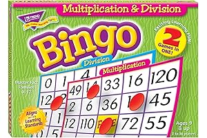 Trend Enterprises Multiplication & Division Bingo Game for 3rd Grade
