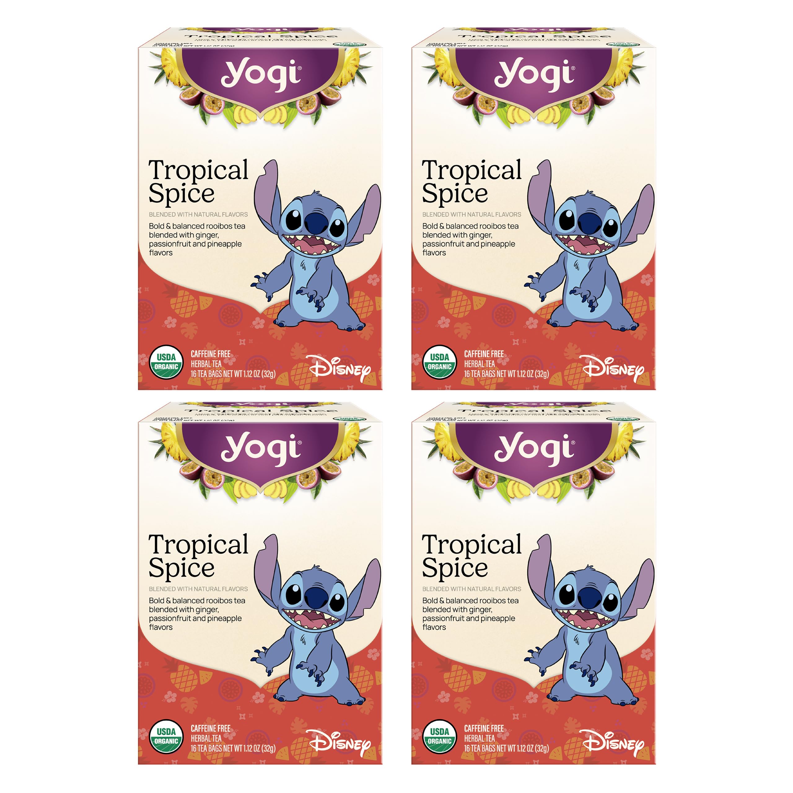 Amazon.com : Yogi Tropical Spice Fruit Tea with Ginger, Rooibos