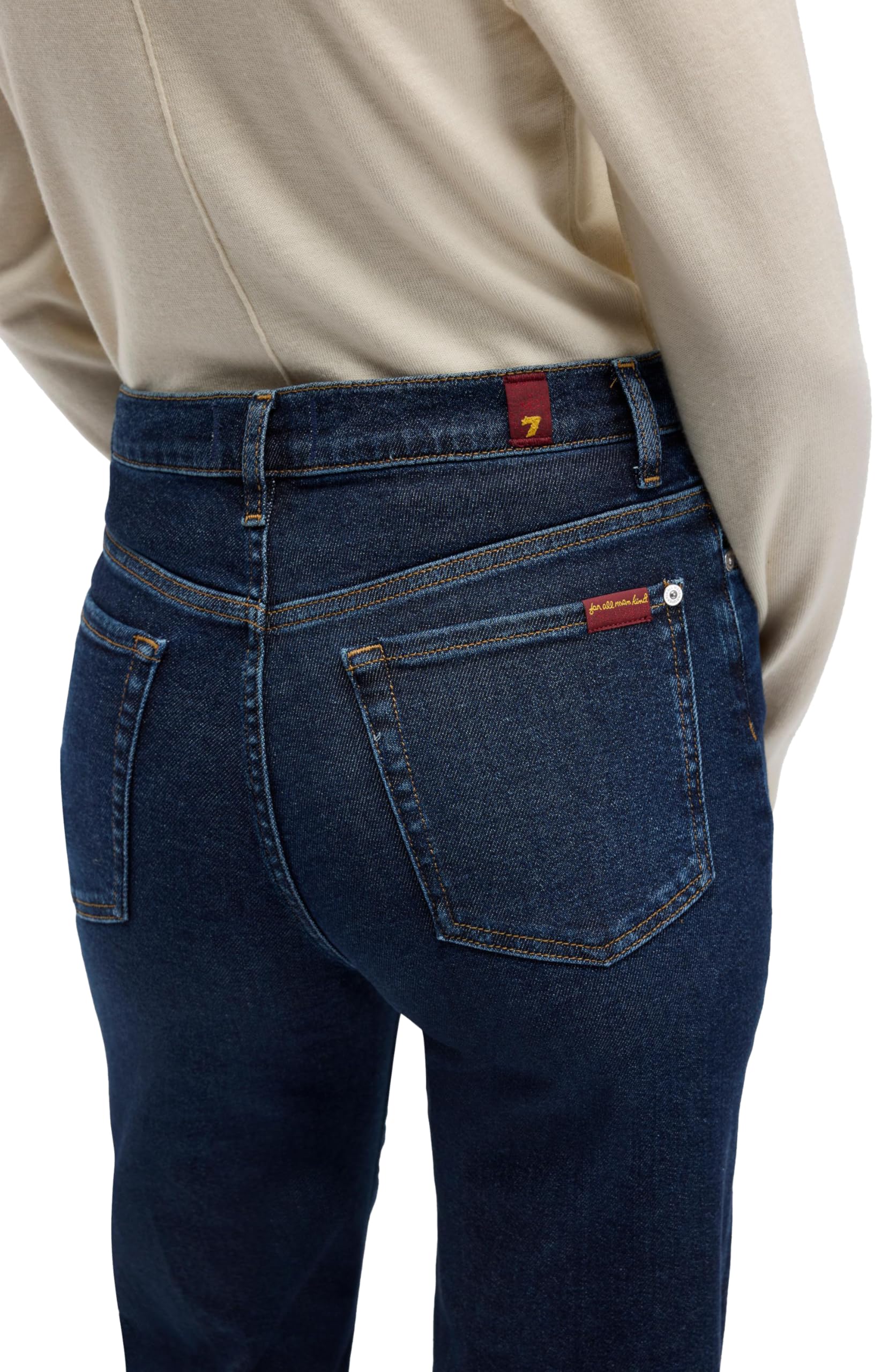 7 For All Mankind Damen Jeans Modern Dojo Bluecrest