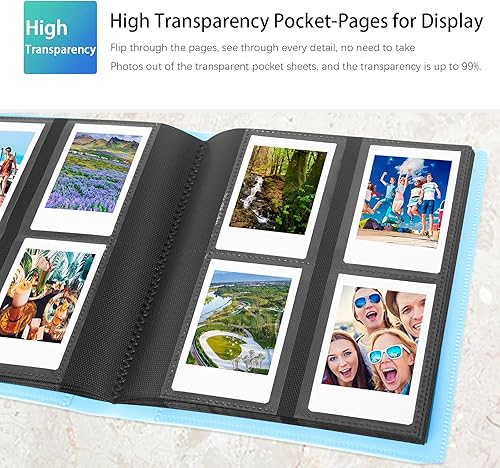 Miniatura 5 de Álbum de fotos de 192 bolsillos para cámara Fujifilm Instax Mini, cámara Polaroid, para cámaras instantáneas Fujifilm Instax 12 11 9 40 99 90 8 7