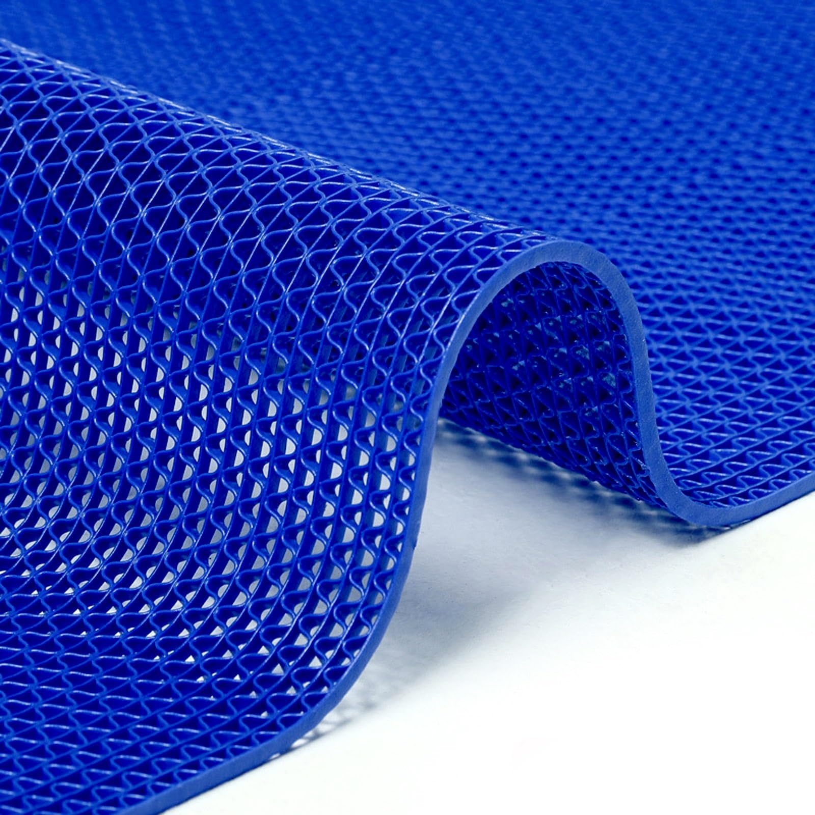 MBBTAG Outdoor Rubber Mats with Drainage, Pool Mats for Floor, Freely Cut, PVC Pool Non Slip Mat, Non-slip Drainage Floor Mat, Not Easy to Deform, Suitable for Swimming Pools/balconies/garages(Blue,12