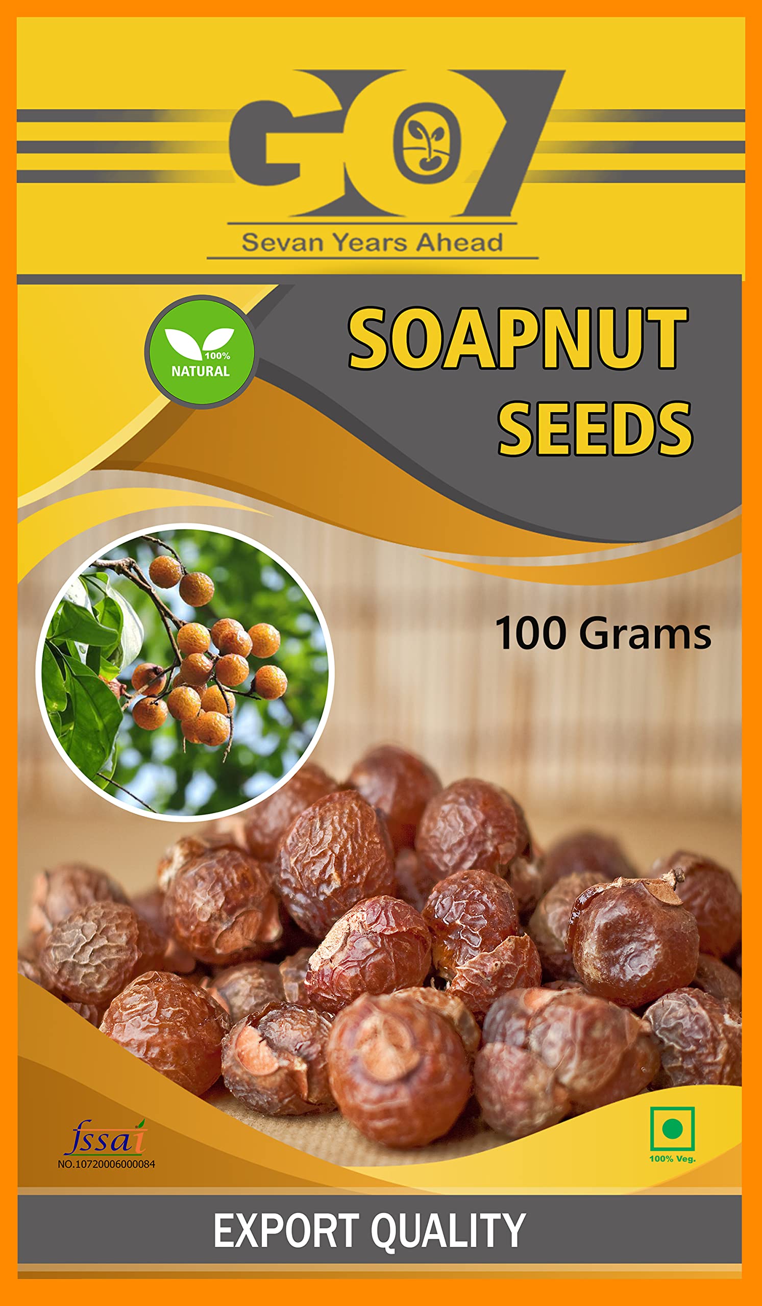 GO7 Soap Nut Seeds 100 gram