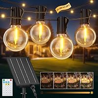 Catena Luminosa Esterno Solare 31,5M 40+1 G40 Lampadine LED Catena di Luci Solari