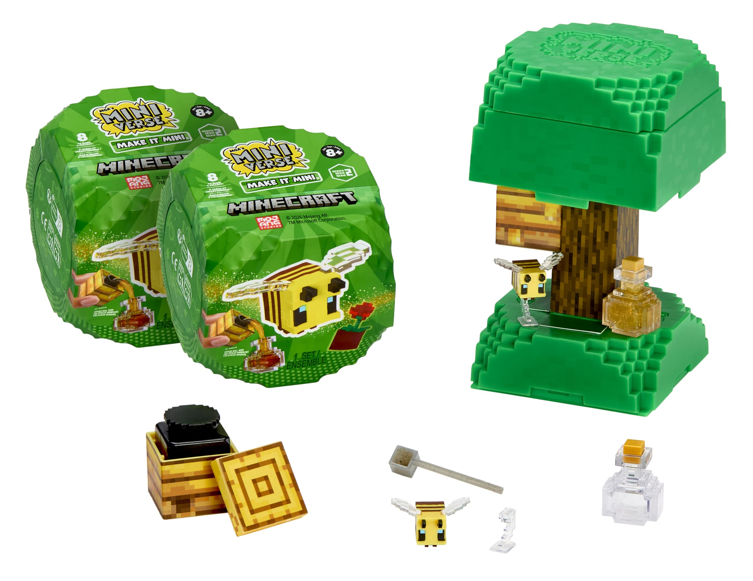 MGA's Miniverse Make It Mini Minecraft Series 2-2 Pack