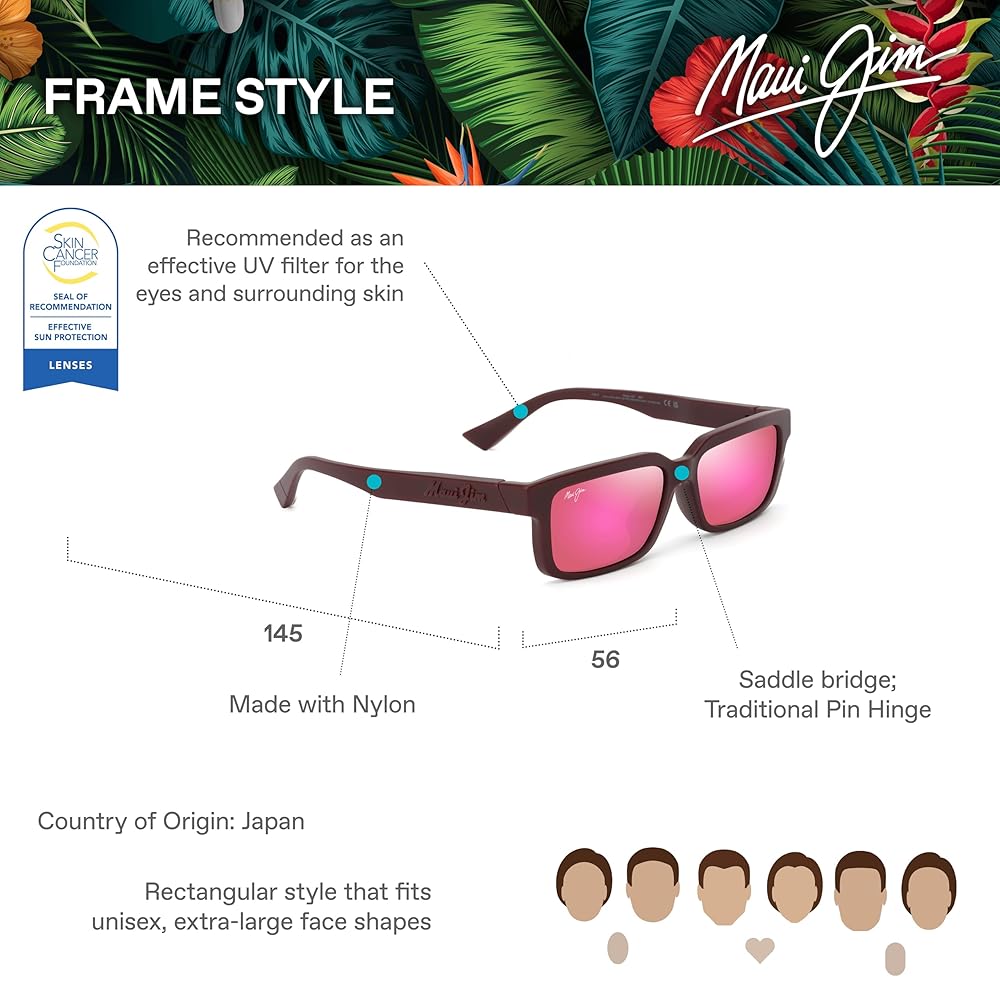 マウイ ジム サングラス レディース ブラウン 0828-S3716h Womens Brown Sunglasses | Maui Jim®
