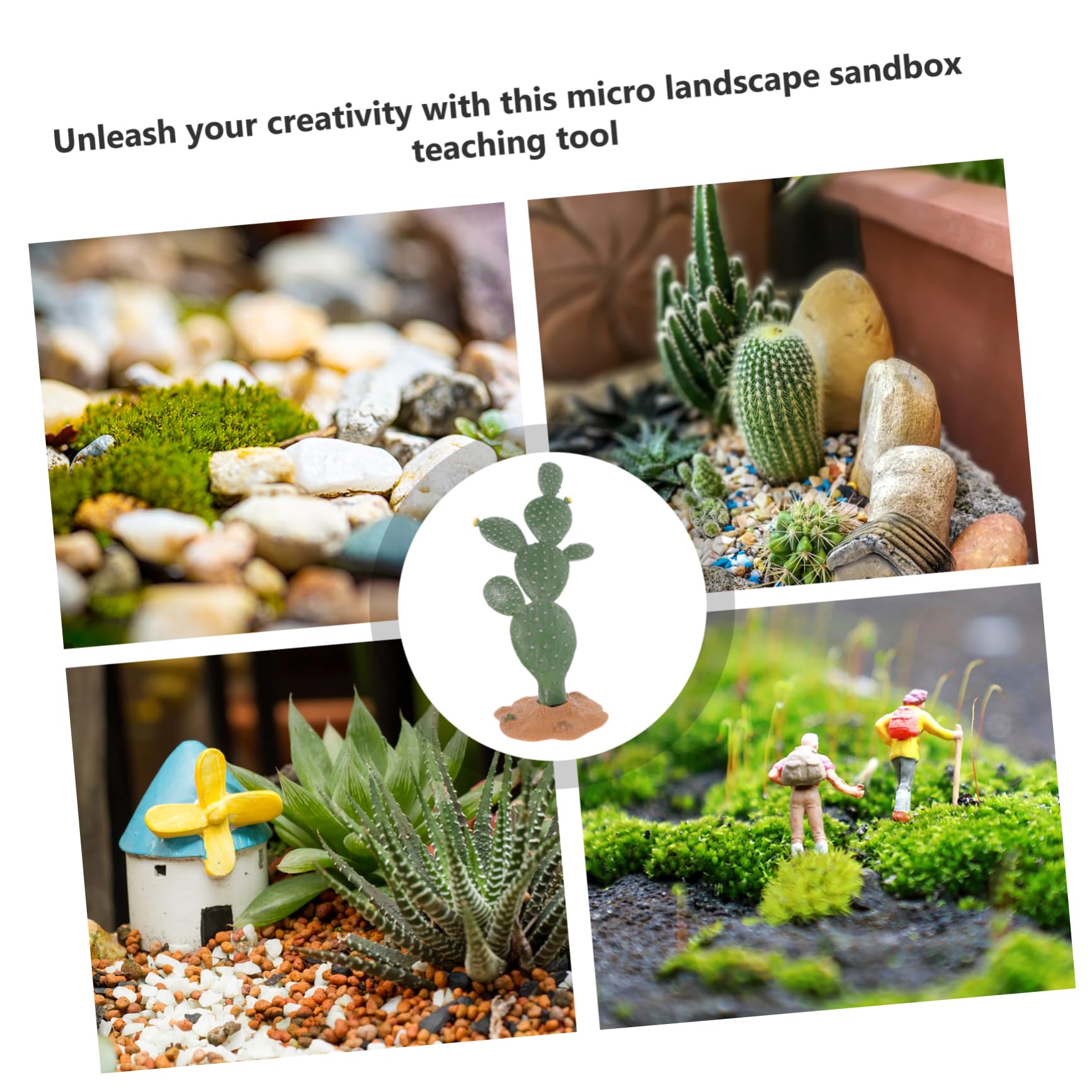 Yardwe 5piezas Cactus Artificial Decorativo De Mesa Planta De Simulación para Oficina y Adorno De Cactus Lifelike Decoración De Escritorio y Estantes y Seguro