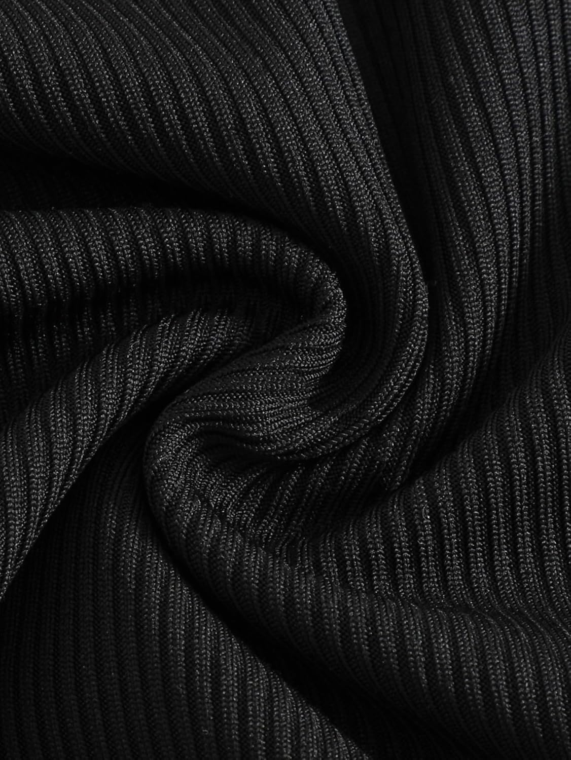 SEGT Women's Ribbed Tummy Control Swimsuit Bottoms High Waisted Swim Shorts Drawstring Side Boyshorts - Image 2