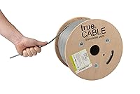 Vista 10 de trueCABLE Cat6 cable riser (CMR), 1000 pies, 4 pares de cobre puro sólido de 23 AWG, 550 MHz, certificación ETL, par trenzado sin blindaje (UTP)