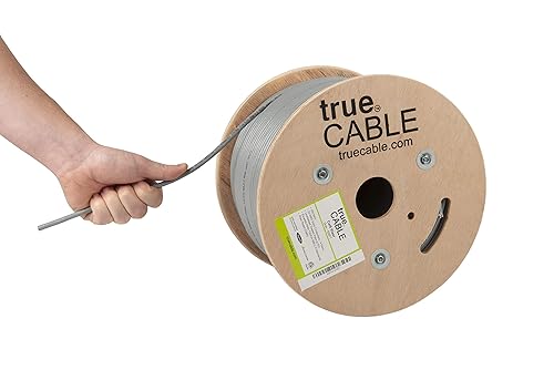 Miniatura 11 de trueCABLE Cat6 cable riser (CMR), 1000 pies, 4 pares de cobre puro sólido de 23 AWG, 550 MHz, certificación ETL, par trenzado sin blindaje (UTP),