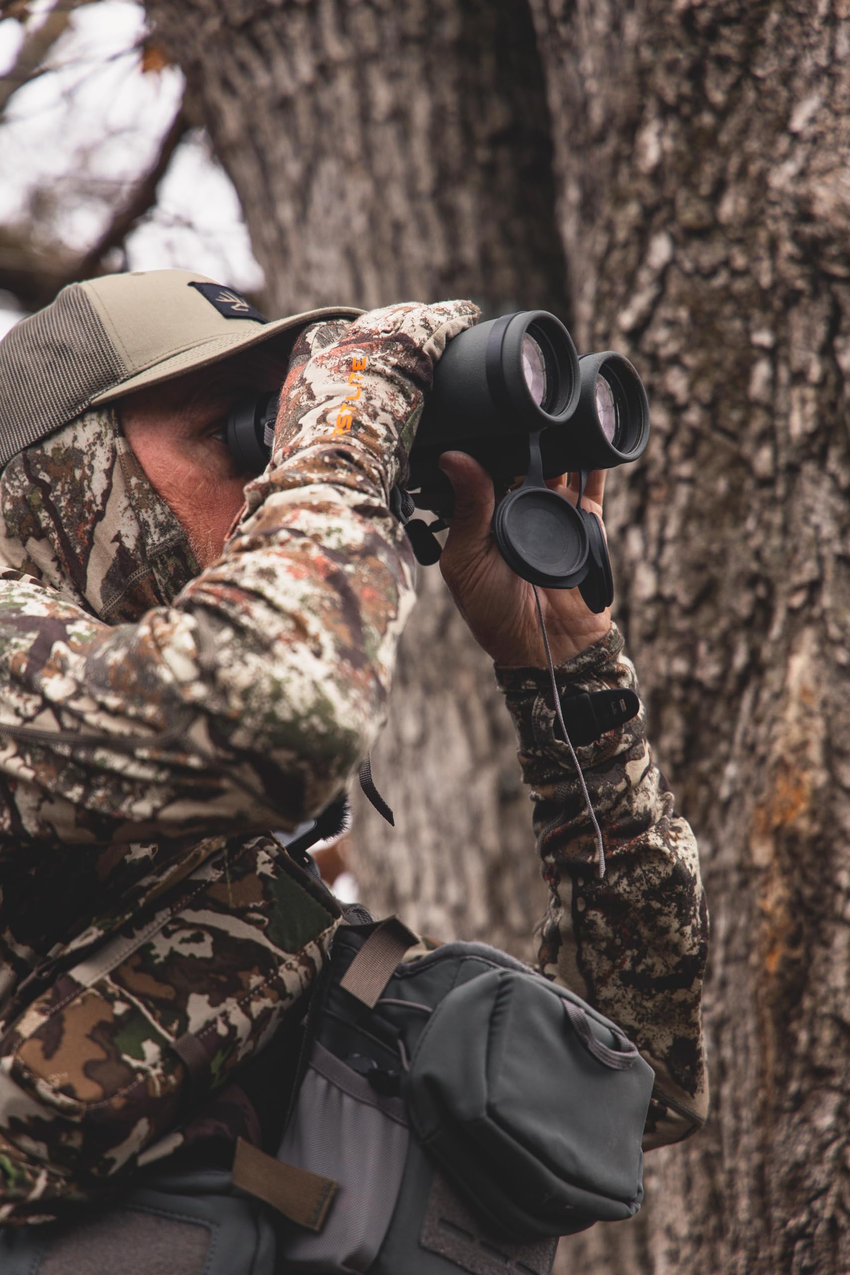 First Lite Aerowool Touch Liner Merino Wool Glove - Lightweight, Touchscreen Compatible Camo Hunting Gloves, First Lite Fusion, Large