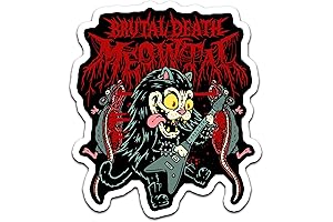 Black Cat Metal Sticker: Show Your Purrfect Dark Side