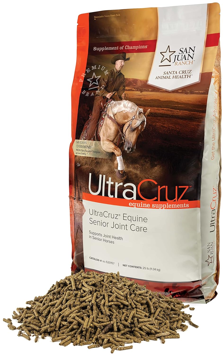 UltraCruz® Equine Senior Joint Care for Horses, 25 lb, pellets