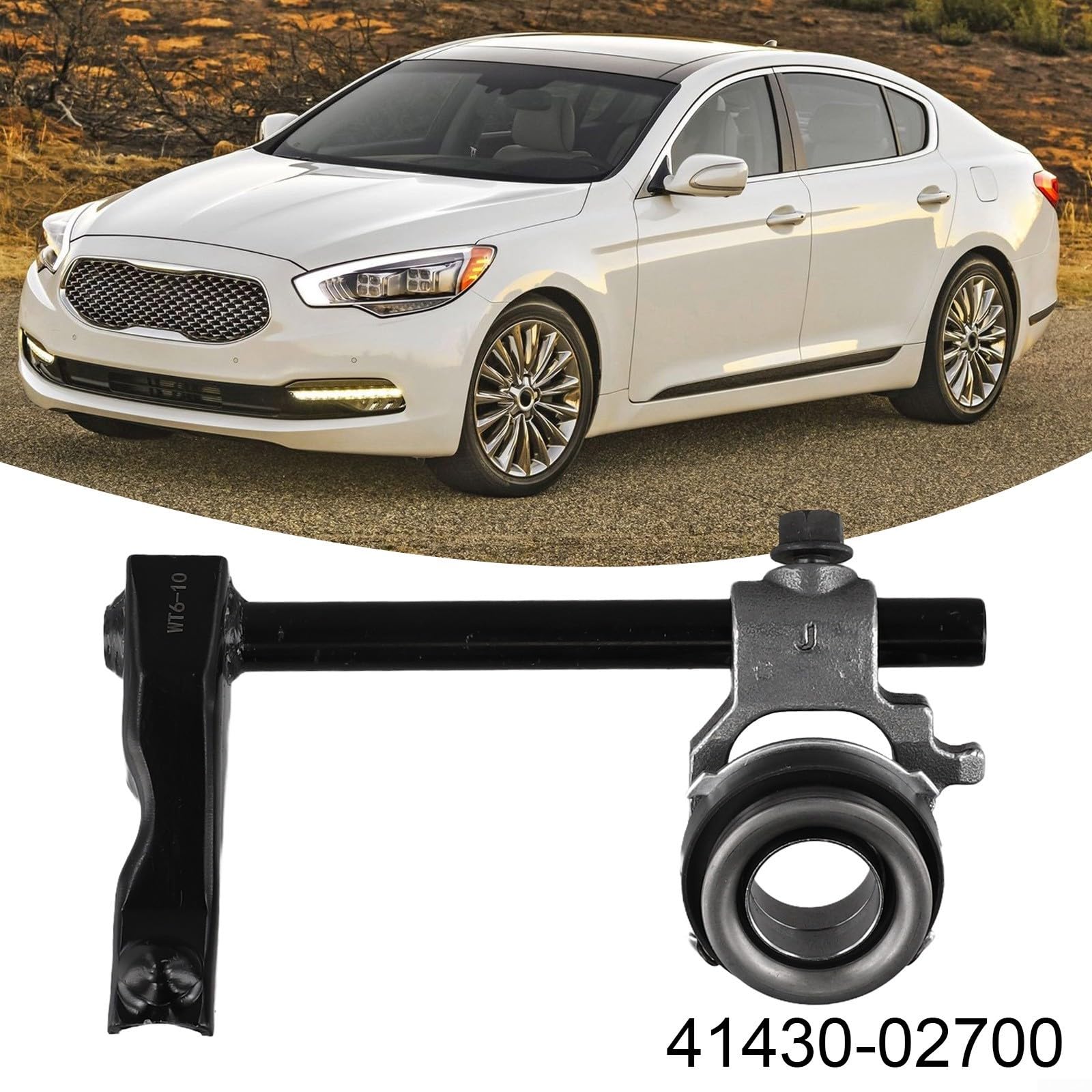 Horquilla de liberación de embrague de metal para Kia para Picanto 2020 en adelante y para Rio 2011 2020, OEM 41430 02700, fácil instalación de reemplazo