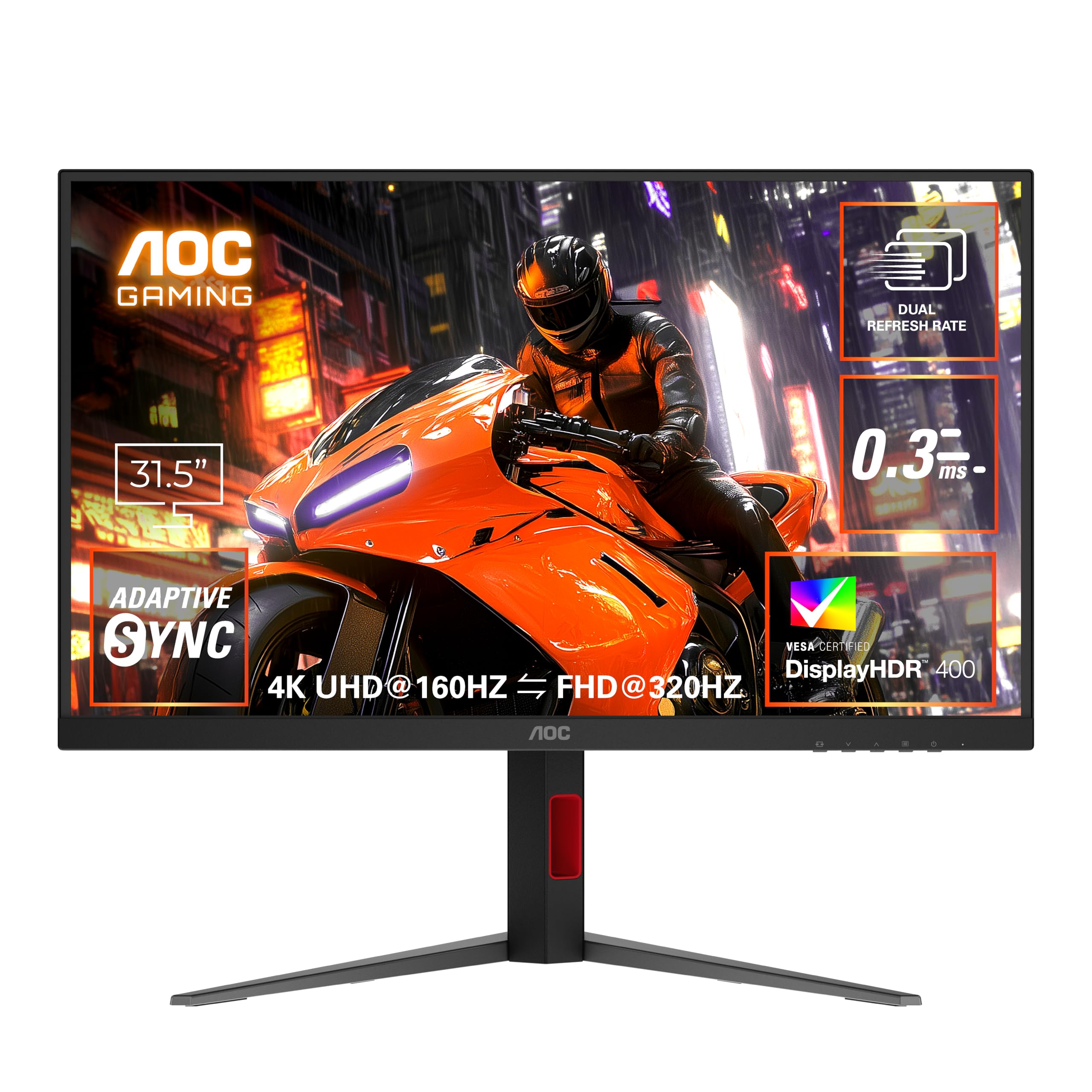 Amazon.co.jp: AOC デュアルモードゲーミングモニター 31.5