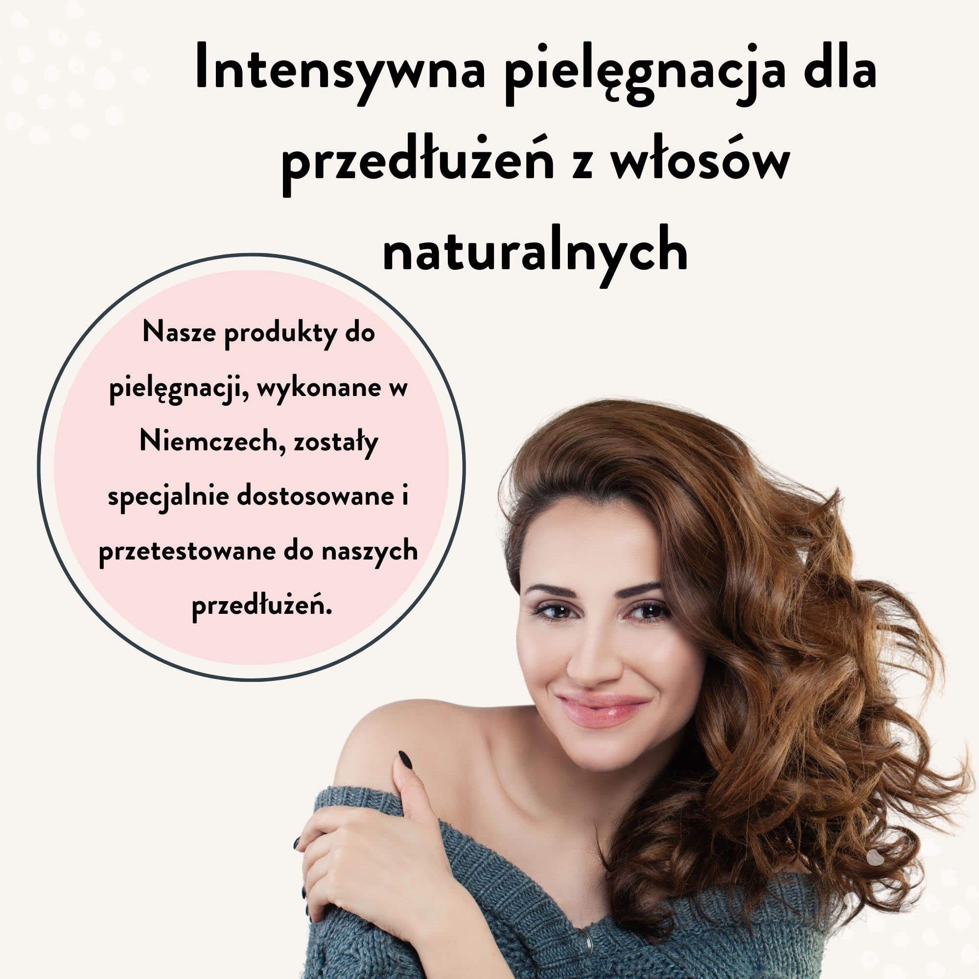 hair2heart Zestaw do pielęgnacji włosów przedłużanych - Duży zestaw ze szczotką, szamponem, maską do włosów, olejkiem, kuracją i ochroną termiczną - Dla gładkich, rozczesanych i zadbanych włosów przedłużanych.