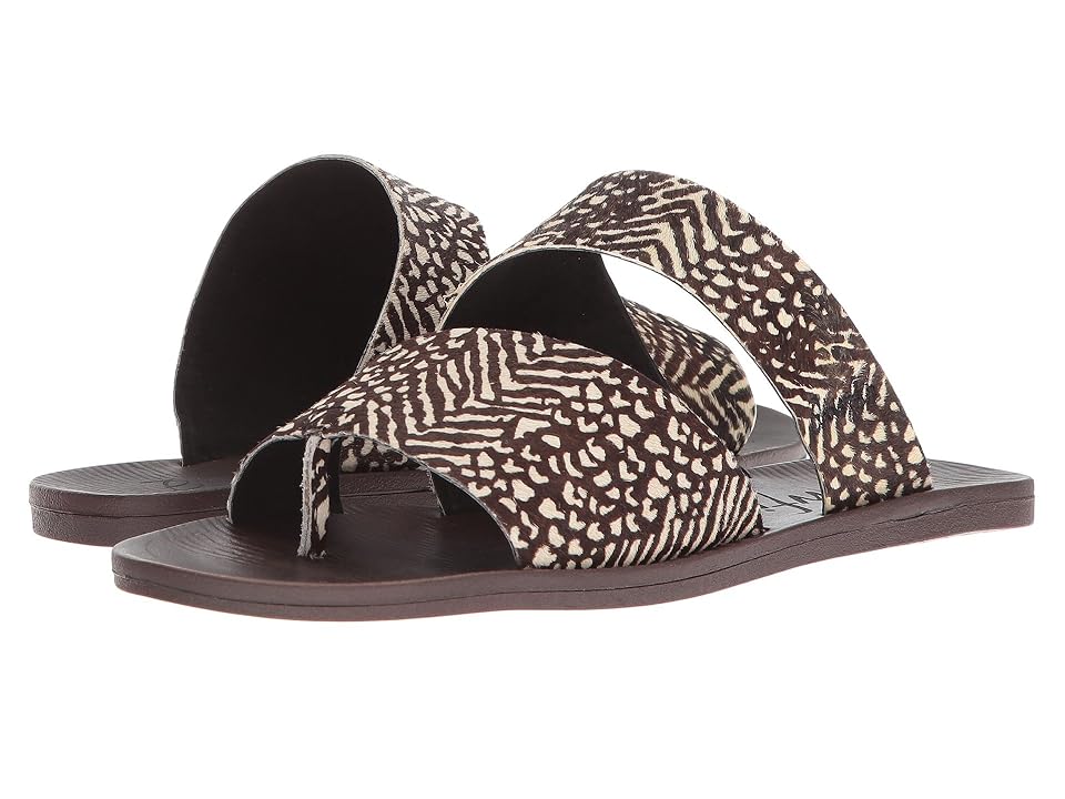 

Blowfish Deel (Black Kenyan Calf Hair) Women's Sandals, Animal print