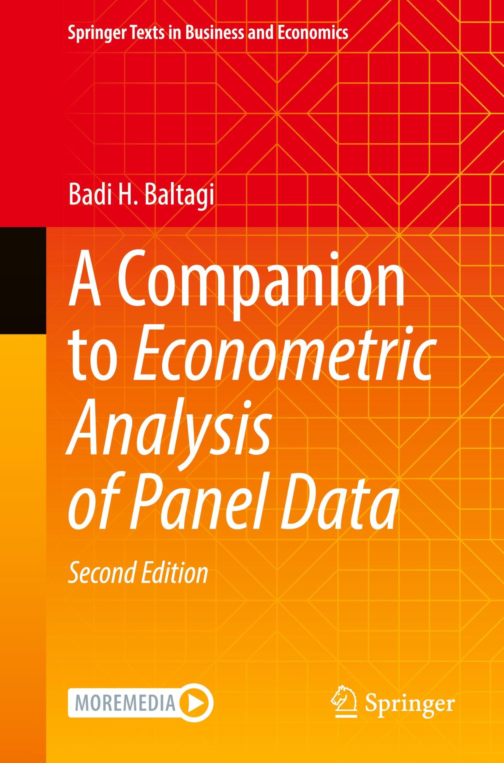 A Companion to Econometric Analysis of Panel Data by Badi H. ... - 9783032096869