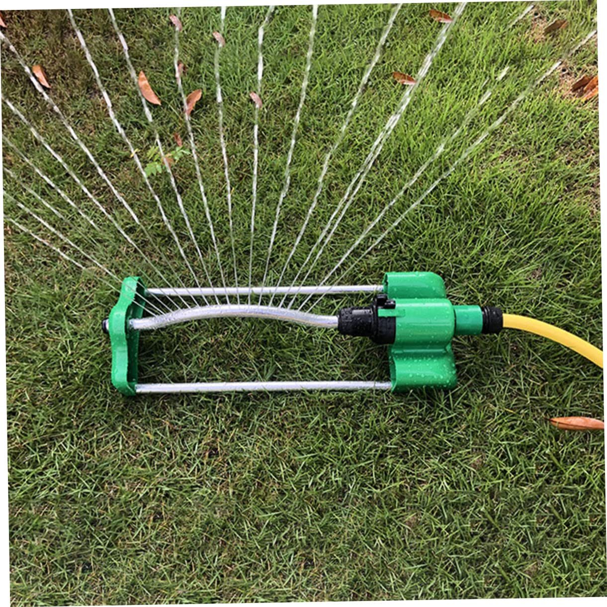 ibasenice 2 Piezas aspersor Cabezal rociador para riego Accesorios de jardín de riego de Jardines Herramienta de riego automático Pulverizador de riego Forestal el plastico Verde