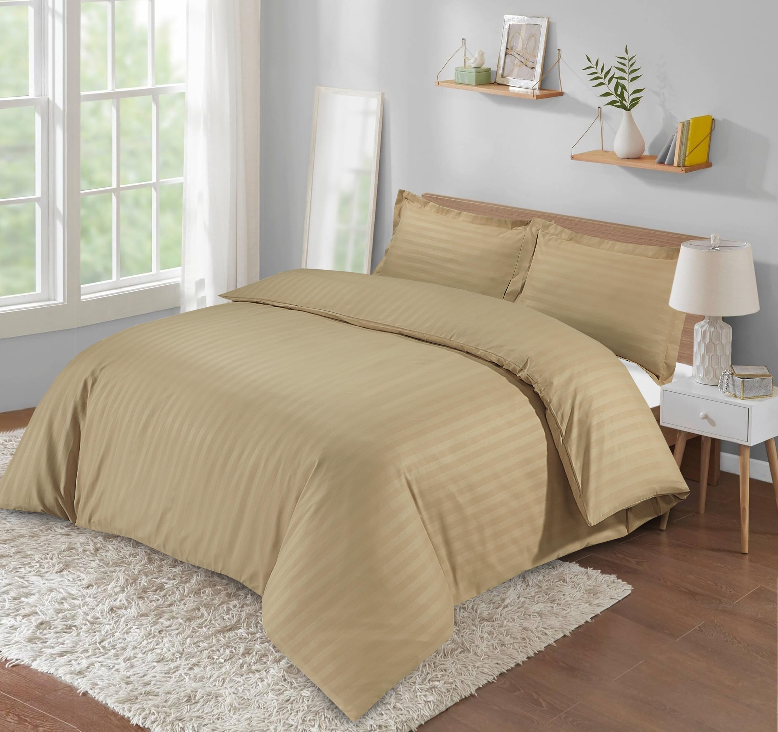 Casabella Satin Stripe Duvet Cover Sets - Image 2