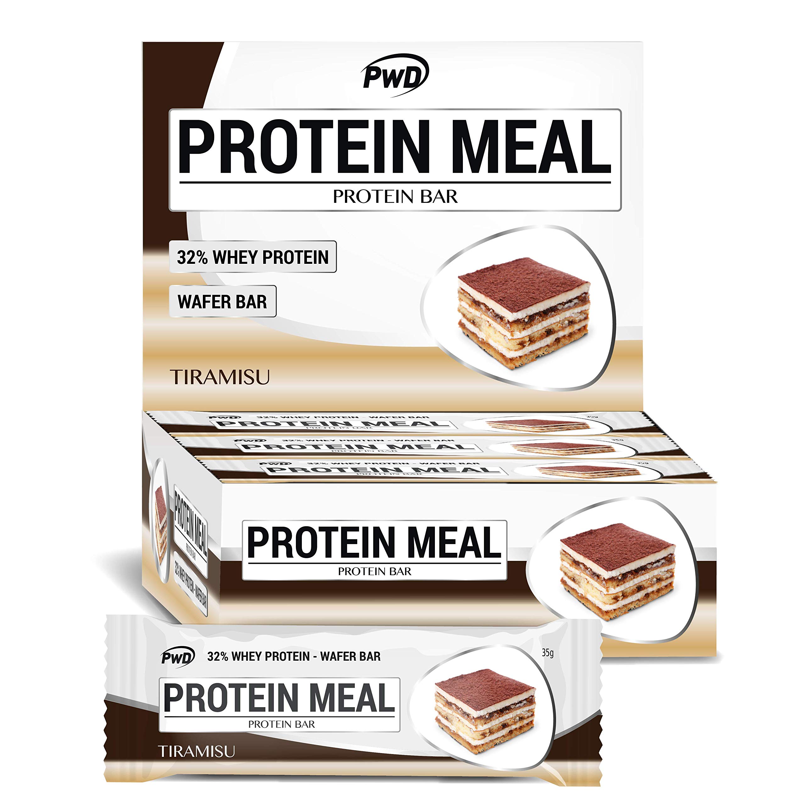 PROTEIN MEAL barritas tiramisu 12uds. – en-cas pratique pour les journées actives, idéal comme encas au cours de la journée, coffret de 12 pièces et facilite la prise en charge de votre bien-être au q
