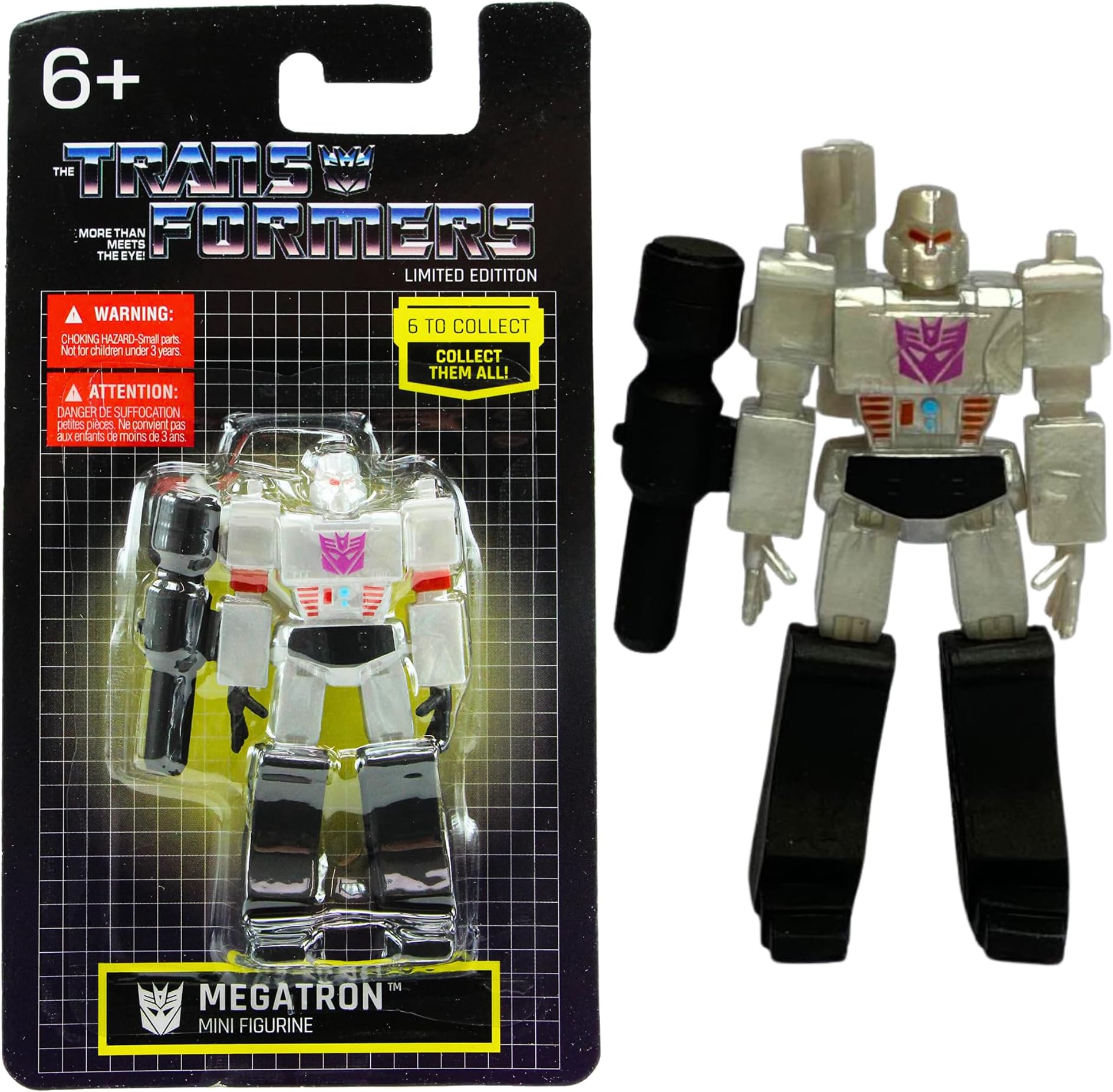 Limited Edition Original Transformers 2.5" Mini Figure Megatron