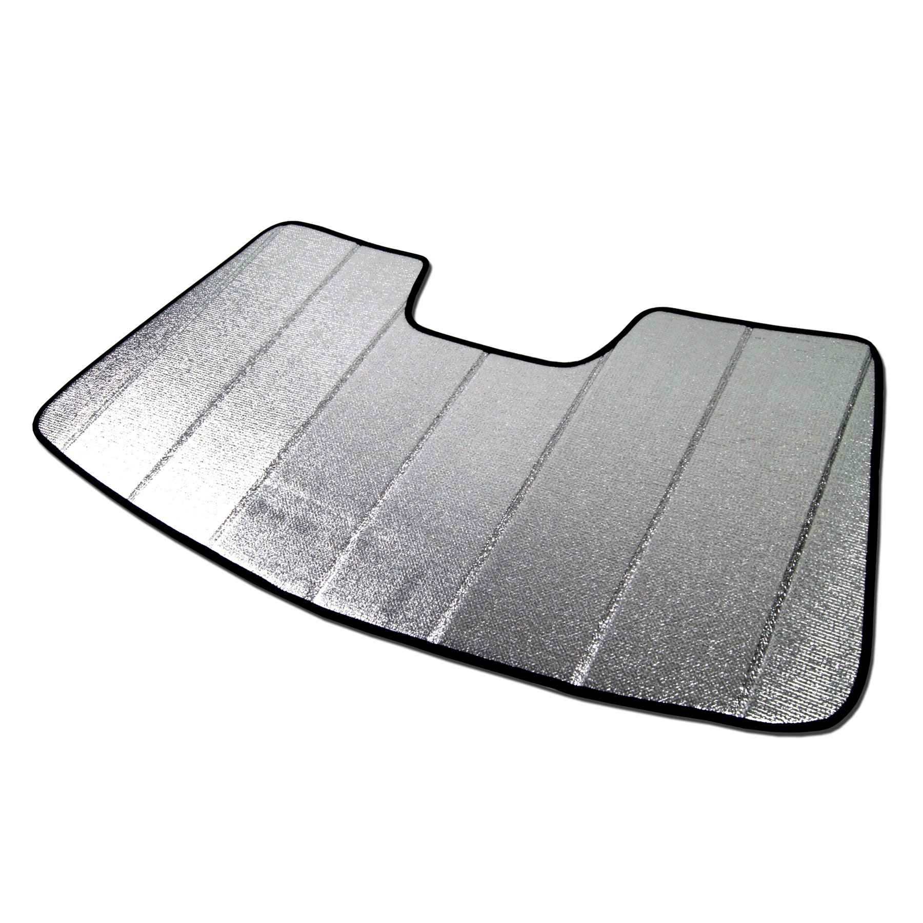 Front Car Windshield Sun Shade Compatible with 2014-2019 Acura RLX | Custom Fit Visor Accordion Fold Style Sun Protector | Silver &amp; Grey 1-pc Set | SS-004