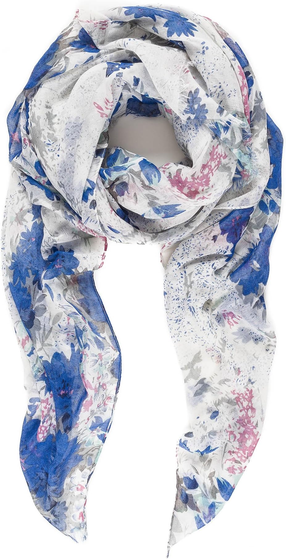 MELIFLUOS DESIGNED IN SPAIN Scarf for Women Lightweight Paisley Flower and Animal Design Scarves 100% Viscose