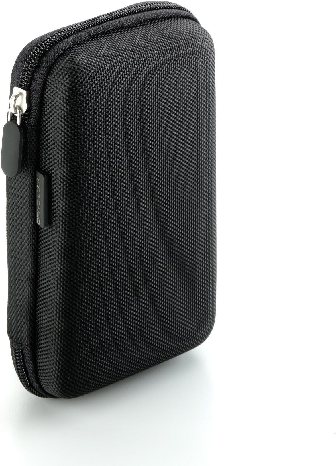 Drive LogicDL-64-BK Portable EVA Hard Drive Carrying Case Pouch, Black