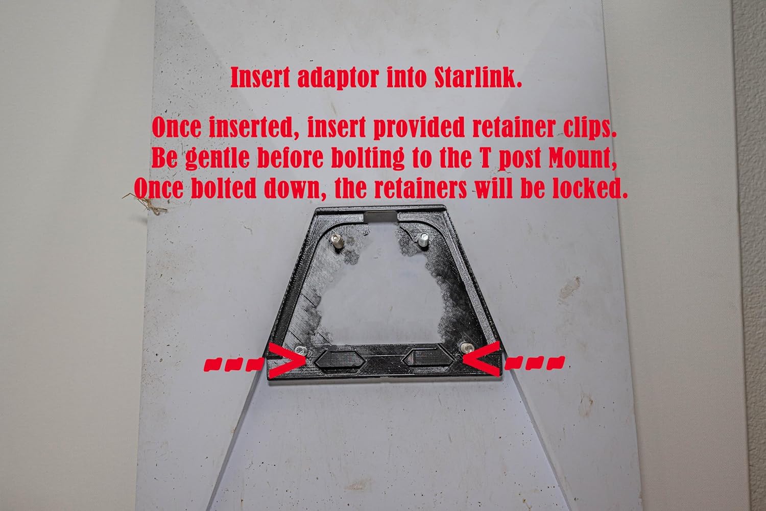 Gen 3Starlink T Post Fence Mount