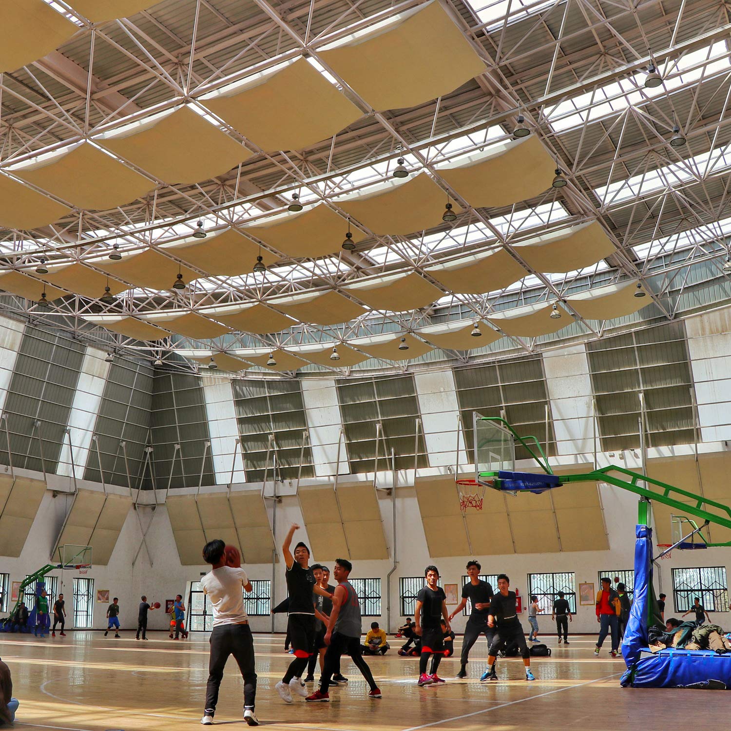 2 juegos de red de nailon de repuesto para baloncesto con 12 agujeros estándar para canasta de baloncesto para entrenamiento al aire libre