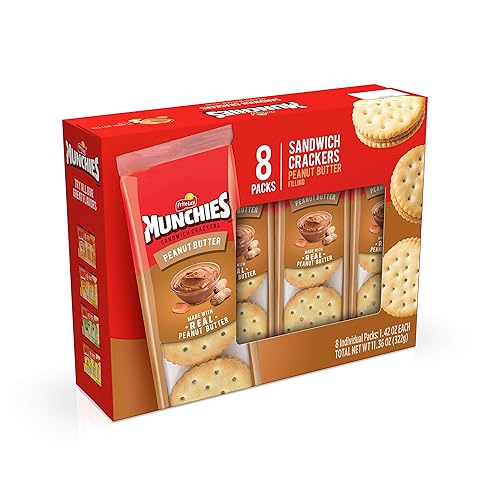 Munchies Mantequilla de maní en tostadas, 11.36 oz