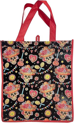 Miniatura 3 de Dia De Los Muertos (Día de los Muertos) Bolsa de mano reutilizable grande coleccionable