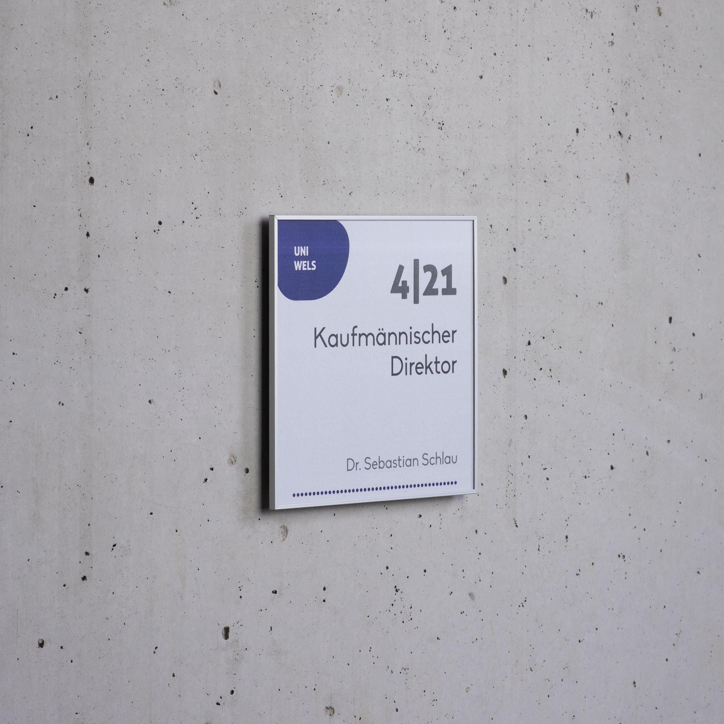 FORMO.einschub-light Türschild aus Aluminium – silber eloxiert, entspiegelt, mit Einschub – 5er Set – verschiedene Größen–Büroschild zur Selbstbeschriftung (Silber, 108 x 151,5 mm)