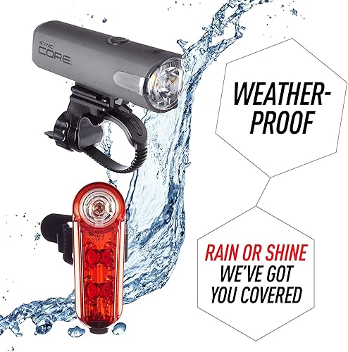 Miniatura 8 de CATEYE, SYNC - Luces LED recargables de alta potencia, faros, luz trasera o kit combinado