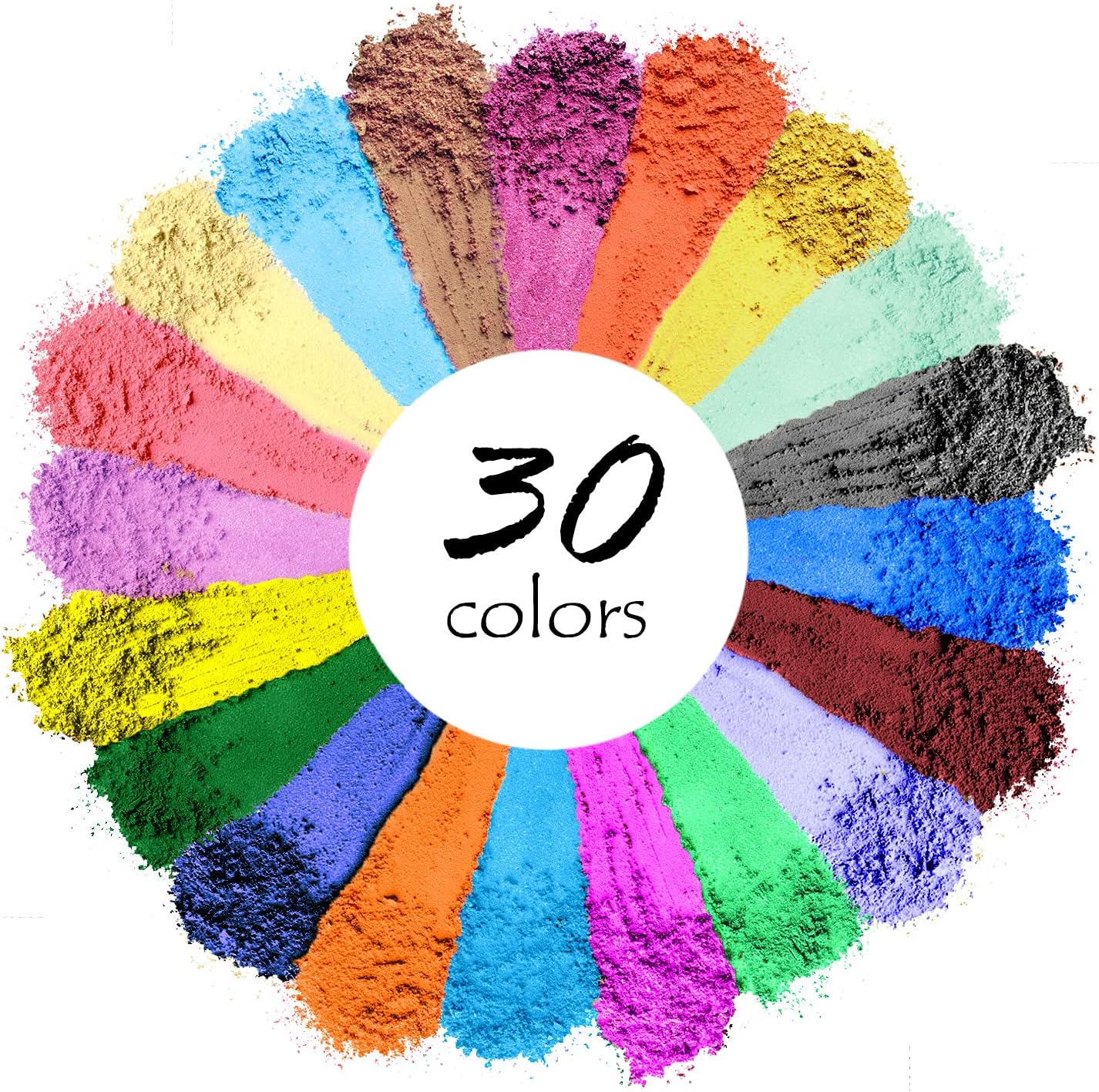 Simple Life Mica Powder, 30 Color Resin Pigment, Natural Cosmetic Grade Mica Powder for epoxy Resin/Bath Bombs/Candle/Soap Making/Lip Gloss. Candle Dye,Soap Making Dye,Resin dye.