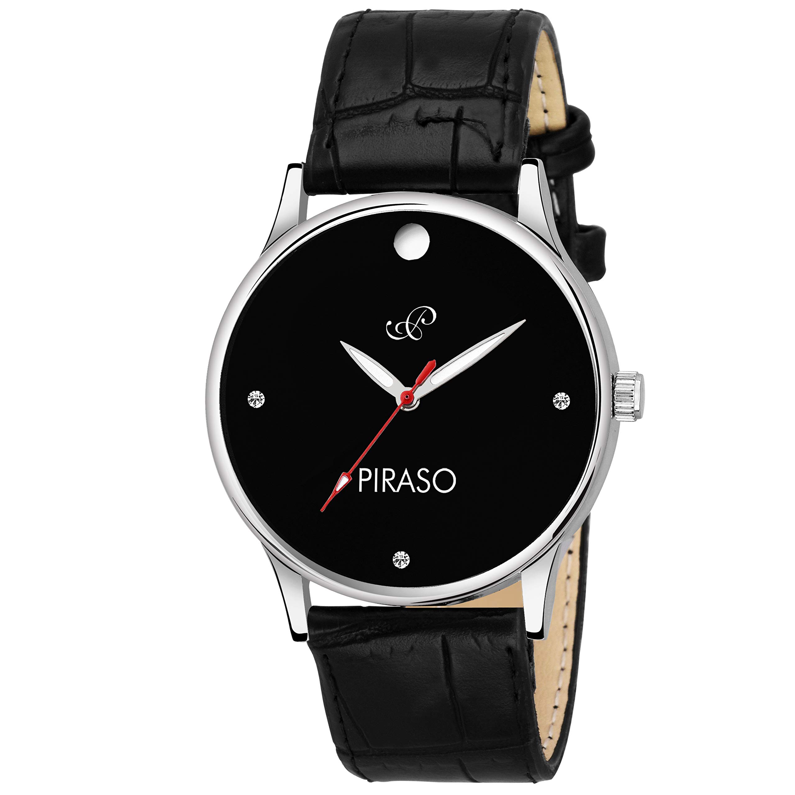 PIRASO Times Slim MOVADO Watch for Mens & Boys 61-BK-SX (B07MM5797H) Amazon Price History, Amazon Price Tracker