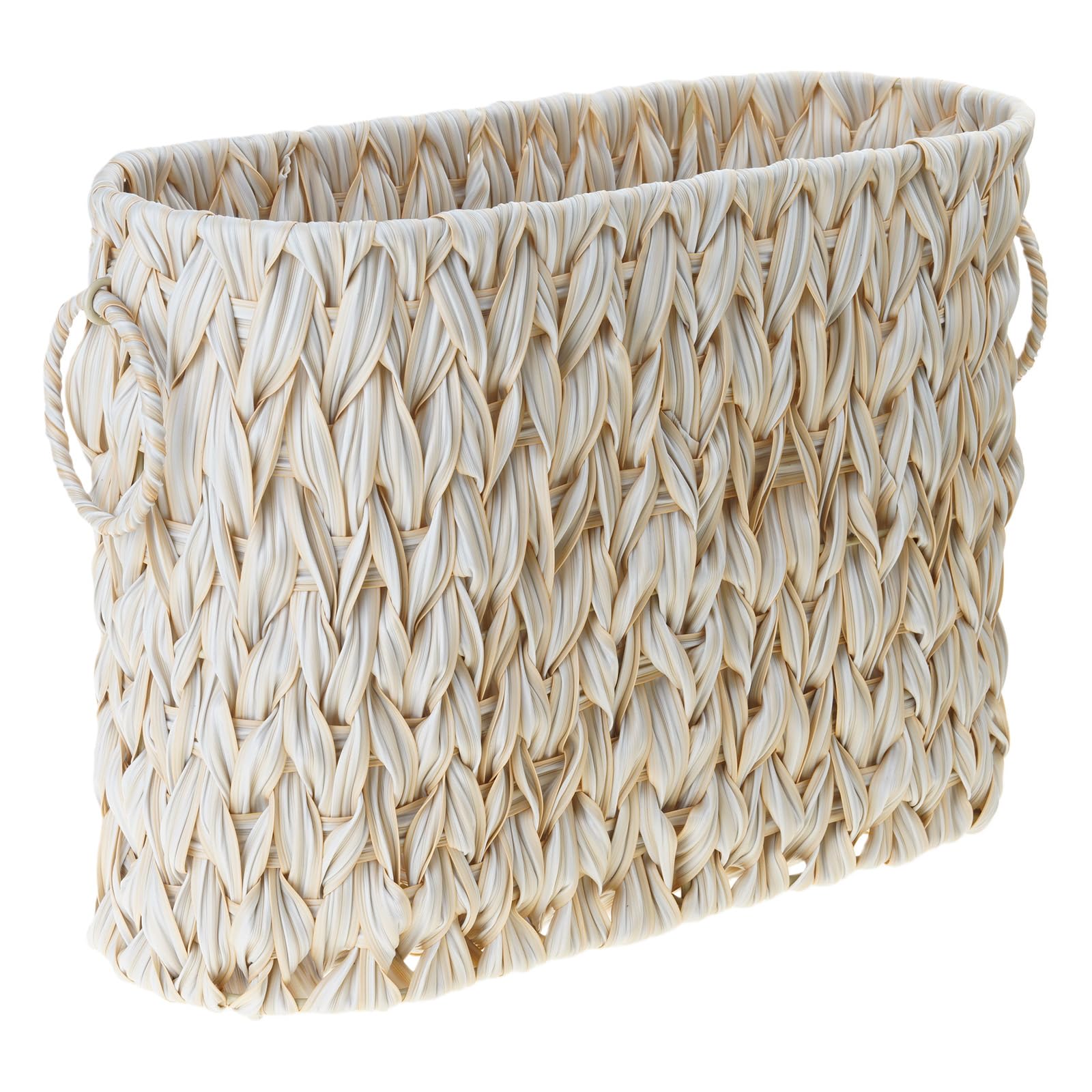 Practical Narrow Wicker Basket Decorative Stylish Storage for Bathroom Home Closet Organization Closet Organization Basket