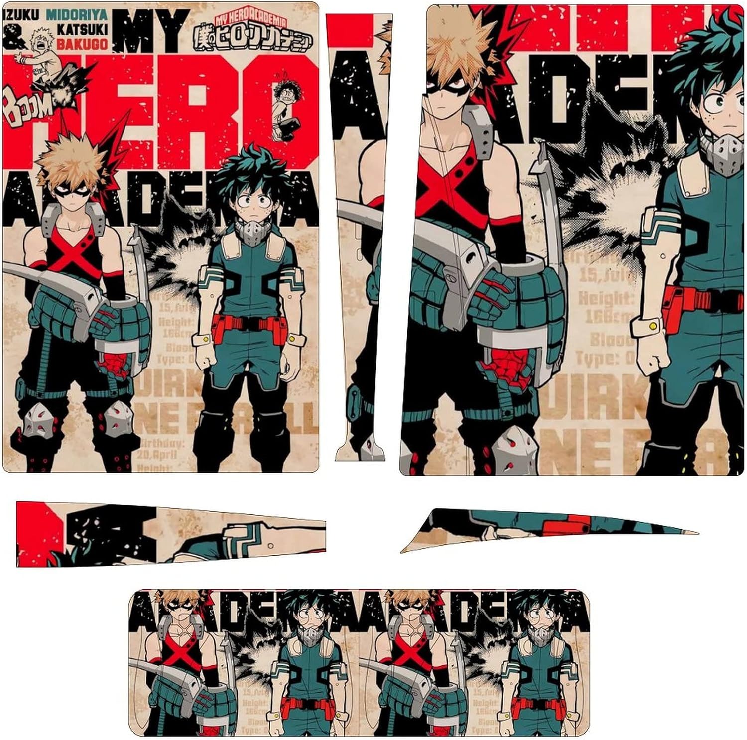 Amazon Co Jp 僕のヒーローアカデミア ヒロアカ 緑谷 デク 爆豪 Ps5 スキンシール Ps5 Sticker かわいい ディスク版 Playstation5 本体用 コントローラー 側面対応 両面対応 プレイステーション5 ステッカー 全面保護 Playstation5 Sticker 快適な手触り 防塵 指紋防止