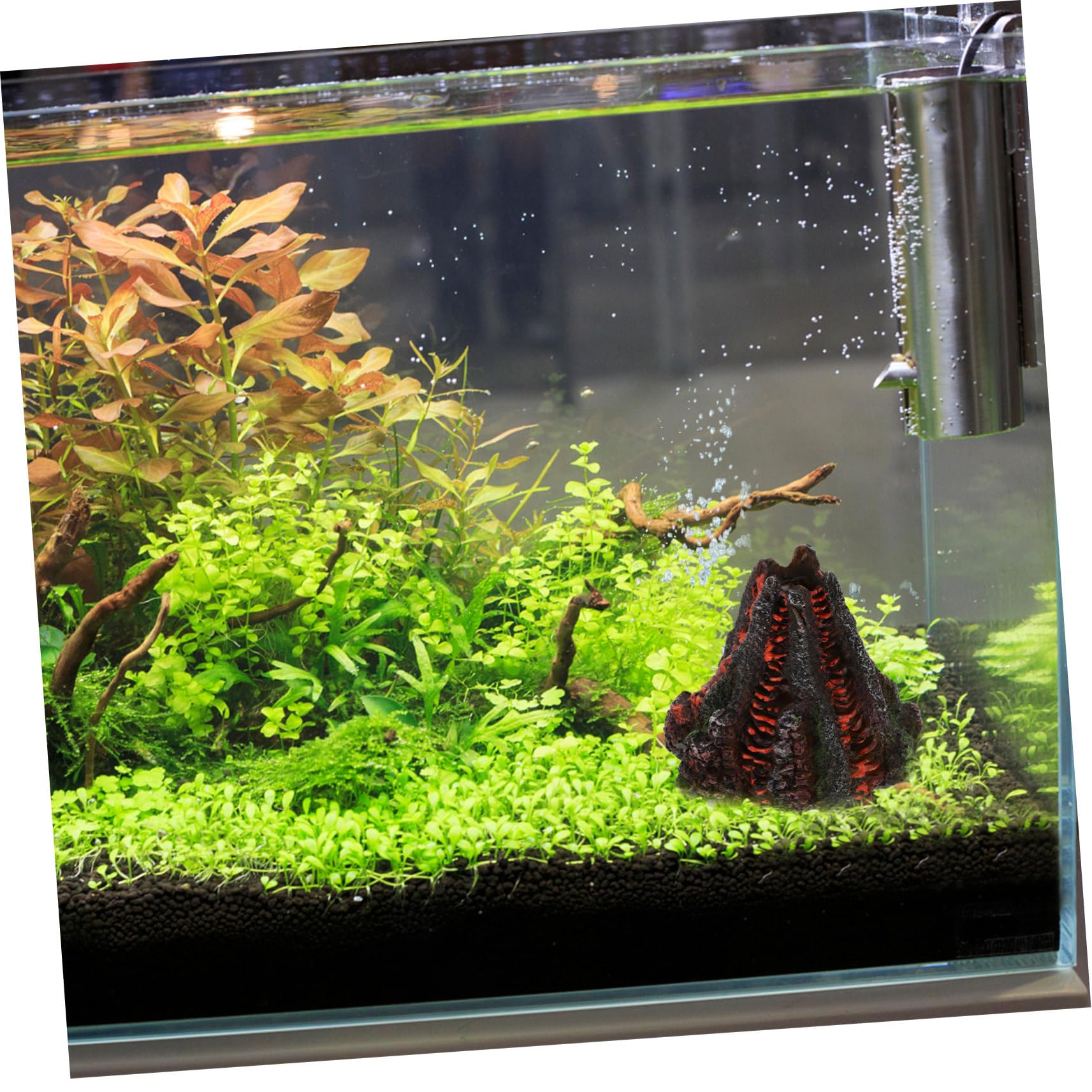 BESPORTBLE 2 Pièces Ornements D'Aménagement Paysager D'Aquarium Aquarium Aquarium Pompe Hydroponique Décorations D'Aquarium Aquarium Statue en Bois Décor Aquarium Disposition du