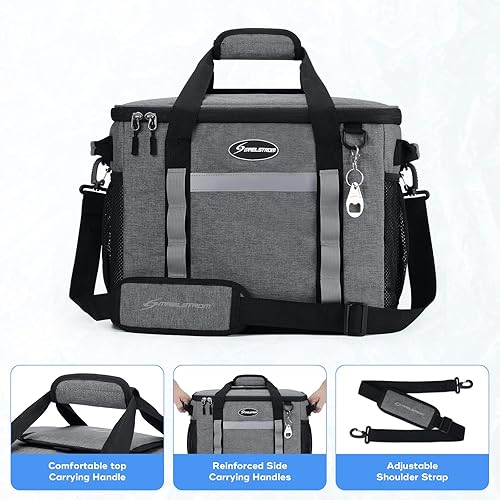 Miniatura 6 de Maelstrom Bolsa enfriadora suave plegable para 24306075 latas, hielera, a prueba de fugas y portátil para playa, campamento, viajes por carretera y