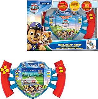 Lexibook, Paw Patrol, Kompakte und tragbare Cyber Arcade Konsole, 50 Spiele, Farb-LCD-Bildschirm, Batteriebetrieben, JL3180PA